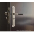 European-style brushed bedroom door handle lock modern simple wooden door lock mute indoor door lock